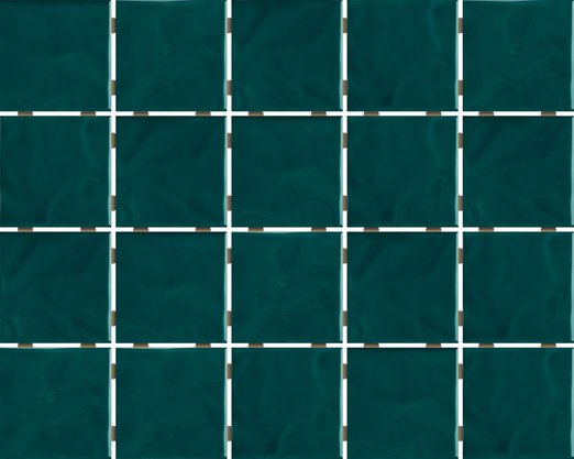 AZULEJO CERÂMICO PISCINA VERDE MUSGO ONDA BR - ELIANE -