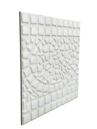 AZULEJO DECORATIVO CRISTALLO WH - 19,5X19,5CM - CLASSE A - CECRISA