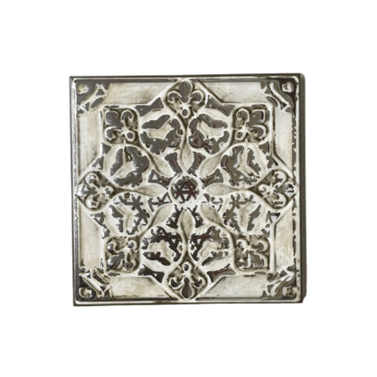 Azulejo Decorativo Ornato Prata - Ceusa