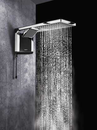 Chuveiro Acqua Duo Black/Cromado 220x7800 - Lorenzetti