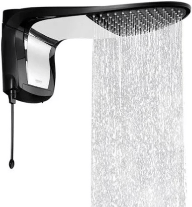 CHUVEIRO ACQUA WAVE ULTRA -  BLACK/CROMADO - LORENZETTI -