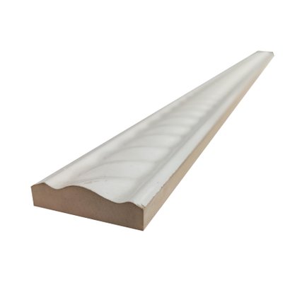 Filete Cerâmico Corda Branco Lustre - Ceusa