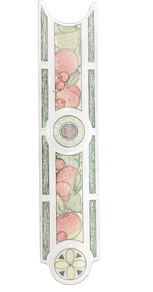 50203 FILETE CERÂMICO DECORATIVO - WH - DEXCO - 4,5X20CM - CLASSE A