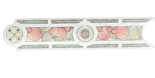 50203 FILETE CERÂMICO DECORATIVO - WH - DEXCO - 4,5X20CM - CLASSE A