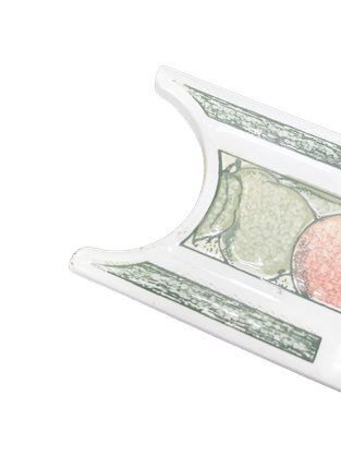 50203 FILETE CERÂMICO DECORATIVO - WH - DEXCO - 4,5X20CM - CLASSE A