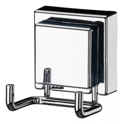 GANCHO 7009 MULTIUSO DUPLO INOX COM VENTOSA - FUTURE- PAREDE