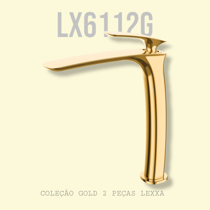 Kit/Combo Gold 2 Peças Chuveiro e Misturador Lexxa