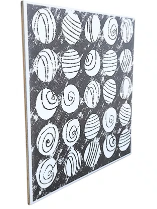 KIT REVESTIMENTO DECORATIVO GRAFISMO - 20X20CM - CLASSE A -