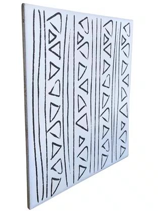 KIT REVESTIMENTO DECORATIVO GRAFISMO - 20X20CM - CLASSE A -