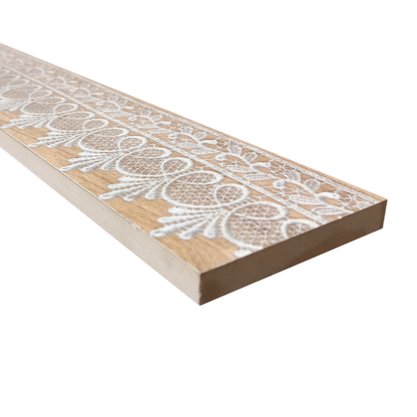 LISTELO CERÂMICO 4405 RENDA - CEUSA - 7,3X64,3CM - CLASSE A