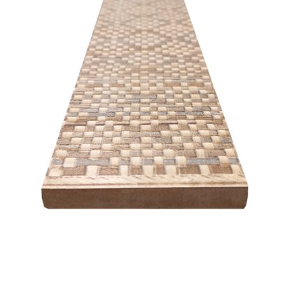 LISTELO CERÂMICO 4403 STRAW - CEUSA - 7,3X64,3CM - CLASSE A