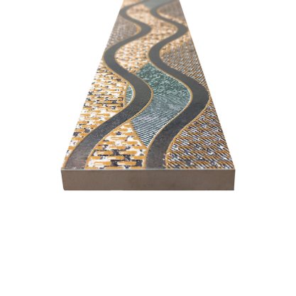 Listelo Cerâmico 5940 Metal Carrara- Ceusa
