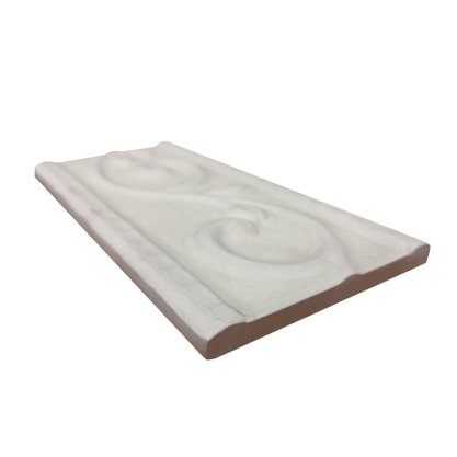 Listelo Cerâmico Bravacasa L-1 Bianco - Eliane
