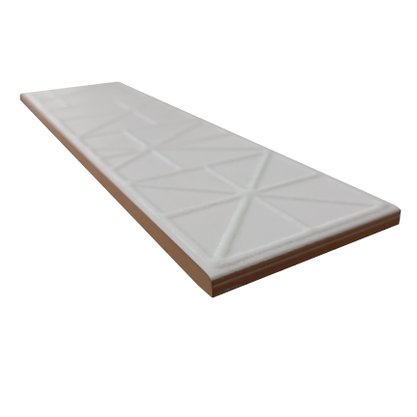 Listelo Cerâmico Faro Branco - Eliane