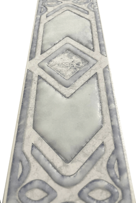 Listelo Cerâmico Losango 80323 BL Matte - Portinari