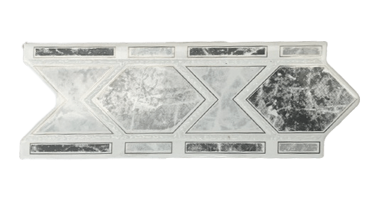 Listelo Cerâmico Marble 75200 WH - Portinari