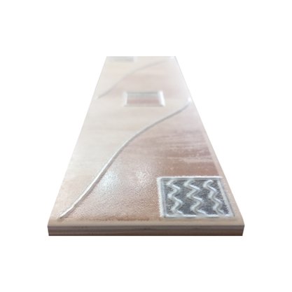 Listelo Cerâmico Neo Califórnia L-300 Taupe - Eliane