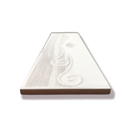 Listelo Cerâmico  Estilo L-300 Gelo - Eliane