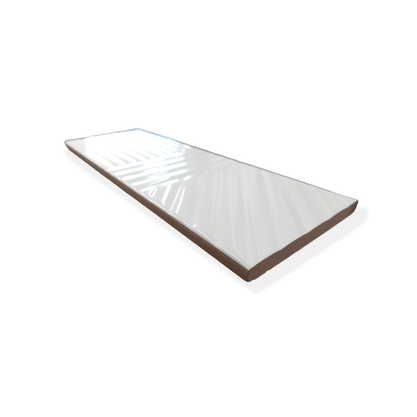 Listelo Cerâmico Habitat L-1 White - Eliane