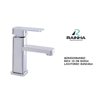 MISTURADOR PARA LAVATÓRIO MONOCOMANDO 4530 BICA BAIXA - RAINHA