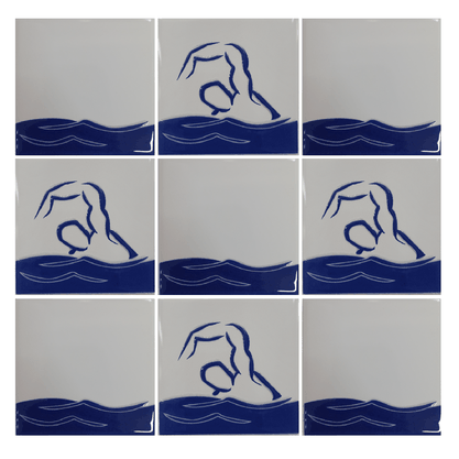 PASTILHA CERAMICA ITAPEMA A PARA PISCINAS - ELIANE - 10X10