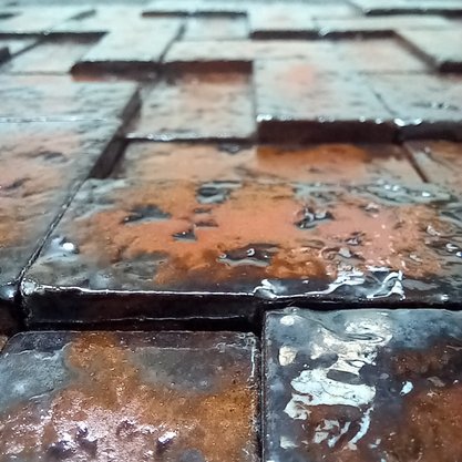 Pastilha em Porcelanato Milleniun Tangran Bronze - Eliane