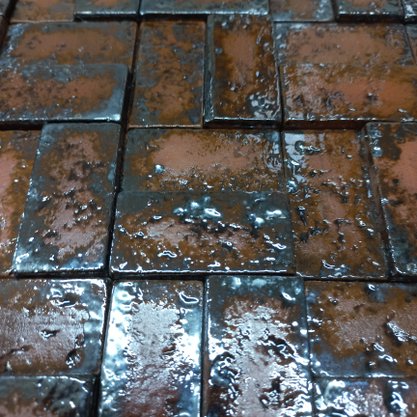 Pastilha em Porcelanato Milleniun Tangran Bronze - Eliane