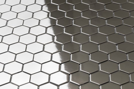 Pastilha em Porcelanato Sixties Silver BR - Decortiles