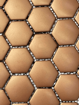 Pastilha em Vidro Glass Cobre - Portinari