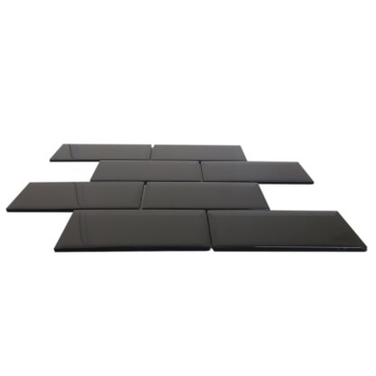 Pastilha em vidro Prosa Brick Bk Lux para Ambientes Internos e Externos - Portinari