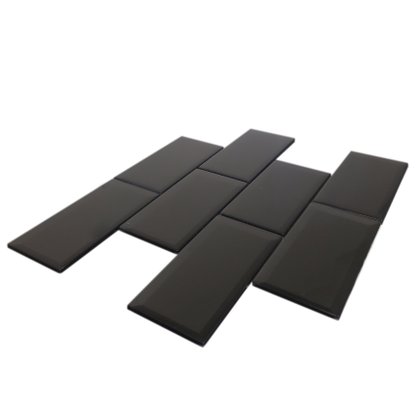 Pastilha em vidro Prosa Brick Bk Lux para Ambientes Internos e Externos - Portinari