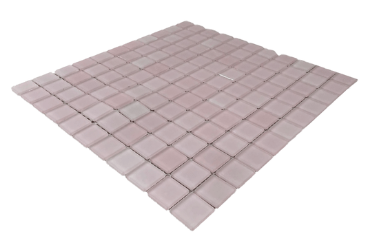 Pastilha em Vidro Rosa Fosco MT - Colortil