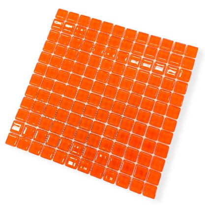 Pastilha em Vidro Iris Laranja para Ambientes Internos, Externos e Piscinas - Portinari