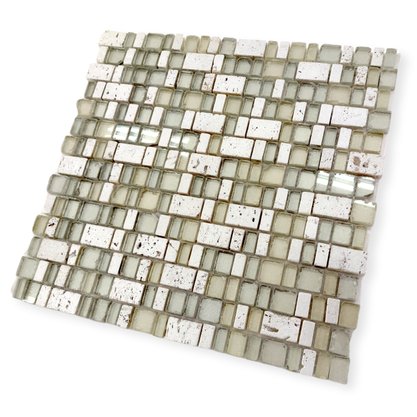 Pastilha em Vidro Mc Stone Silver para Ambientes Internos, Externos e Piscinas - Portinari
