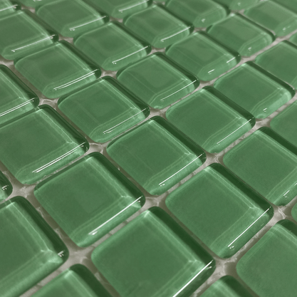 Pastilha em Vidro  Pack Iris Verde Água para Ambientes Internos, Externos e Piscinas  - Portinari