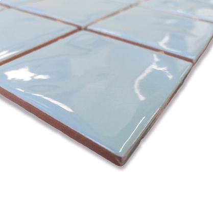 Pastilha para Piscina Azul Céu Onda Mesh Brilhante - Eliane