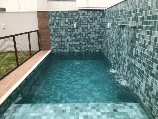 PASTILHA PARA PISCINA JAVA LAGO MESH BRILHANTE - ELIANE  - 8 x 29,5