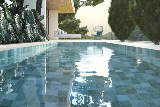 Pastilha para Piscina Noronha Jade Mesh Brilhante - Eliane