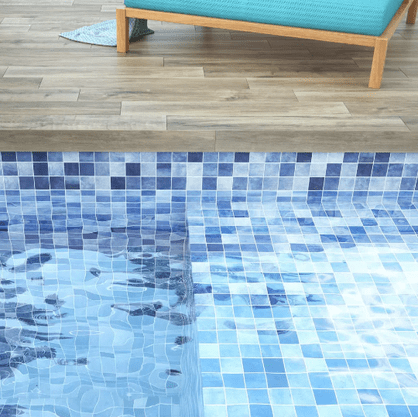 Pastilha para Piscina Noronha Safira Mesh Brilhante - Eliane