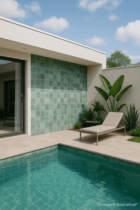 PASTILHA PARA PISCINA NORONHA VERDE MESH BRILHANTE - ELIANE
