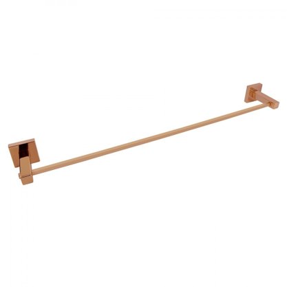 Porta Toalha De Banho Inox Square SQ12430 Rose Gold - Ducon