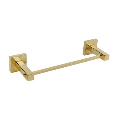 Porta Toalha De Rosto Inox Square SQ12140 Gold - Ducon