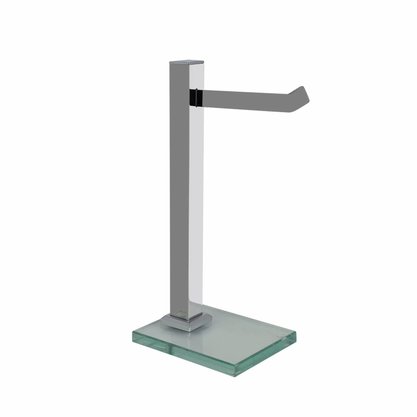 Porta Toalha PR4081 Bancada Vidro Incolor Inox - Ducon