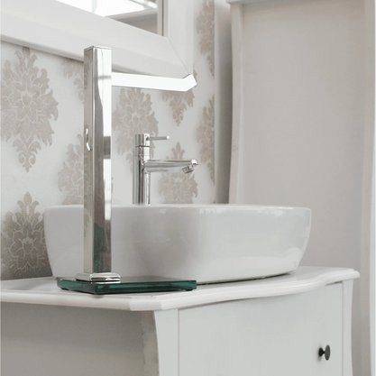 Porta Toalha PR4081 Bancada Vidro Incolor Inox - Ducon
