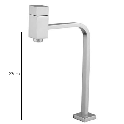 RAINHA 8965 C90 TORNEIRA LAVATORIO 22CM BANCADA - CROMADO