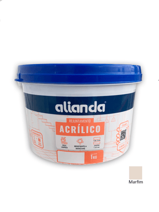 Rejuntamento Acrílico Bicomponente Marfim Plus - Alianda