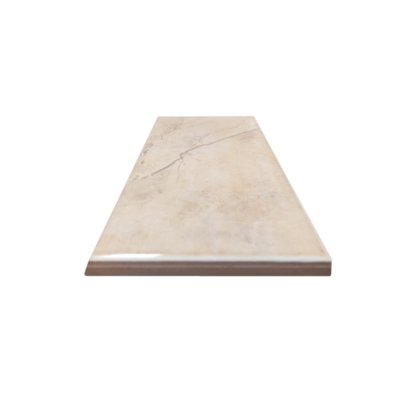 RODAPÉ CERÂMICO ASSIRIA MARFIM - ELIANE - CLASSE A - 7X20