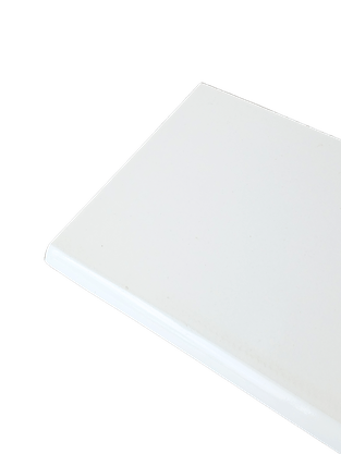 RODAPE CERÂMICO CLASSIC WHITE - ELIANE - CLASSE A - 8,1 x 33,5