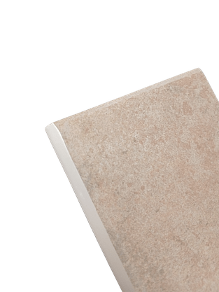 RODAPE CERÂMICO DELMAR TERRA - ELIANE - CLASSE A - 7,5X30,7