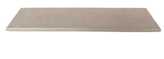 RODAPE CERÂMICO LUCIA ALMOND - ELIANE - CLASSE A - 7,5X30,7